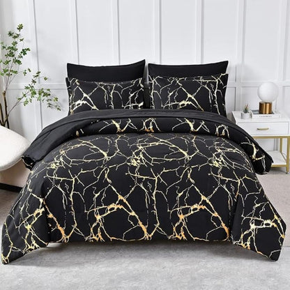 Luxury Marble Doona Cover Set - Soft Bedding Set for Stylish Bedrooms