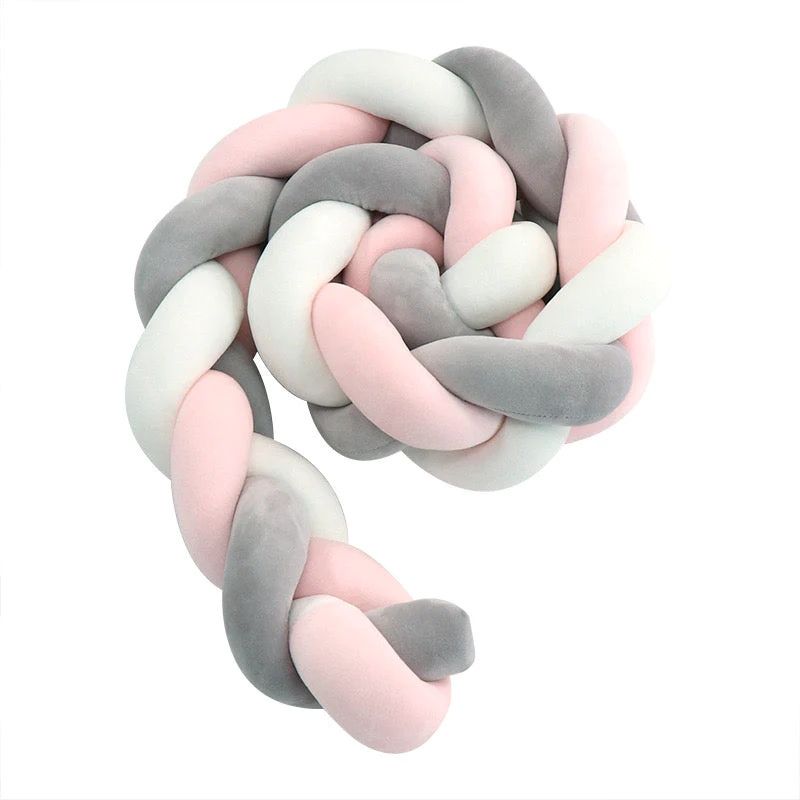 Braided Cotton Nursery Cushion, 1–4 m