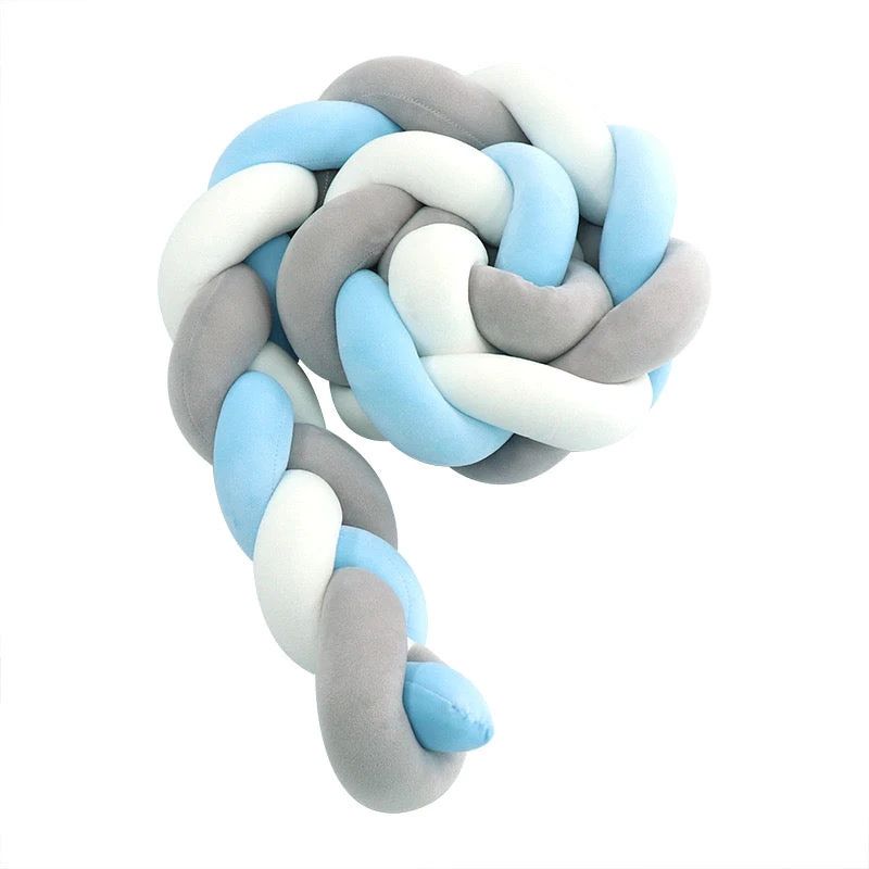 Braided Cotton Nursery Cushion, 1–4 m