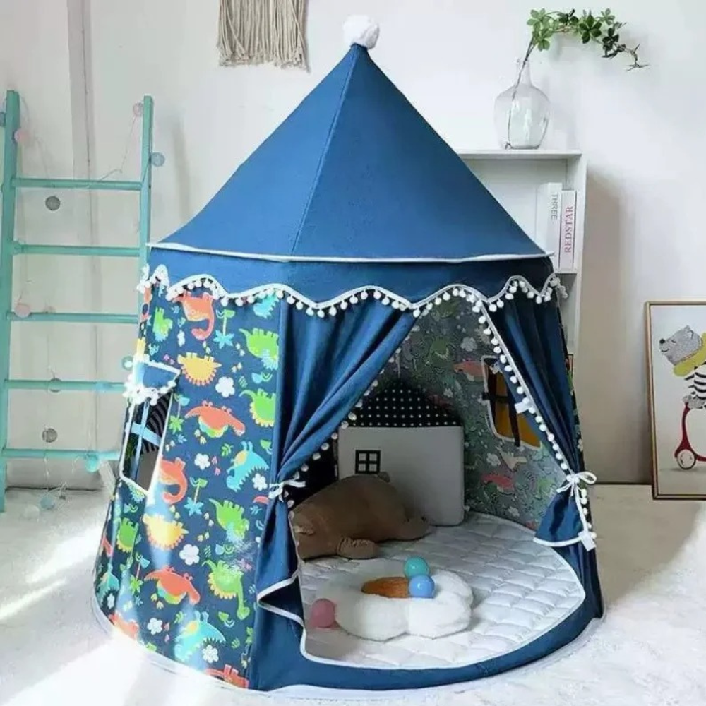 Kids' Indoor Princess Teepee Play Tent, 110 × 125 cm
