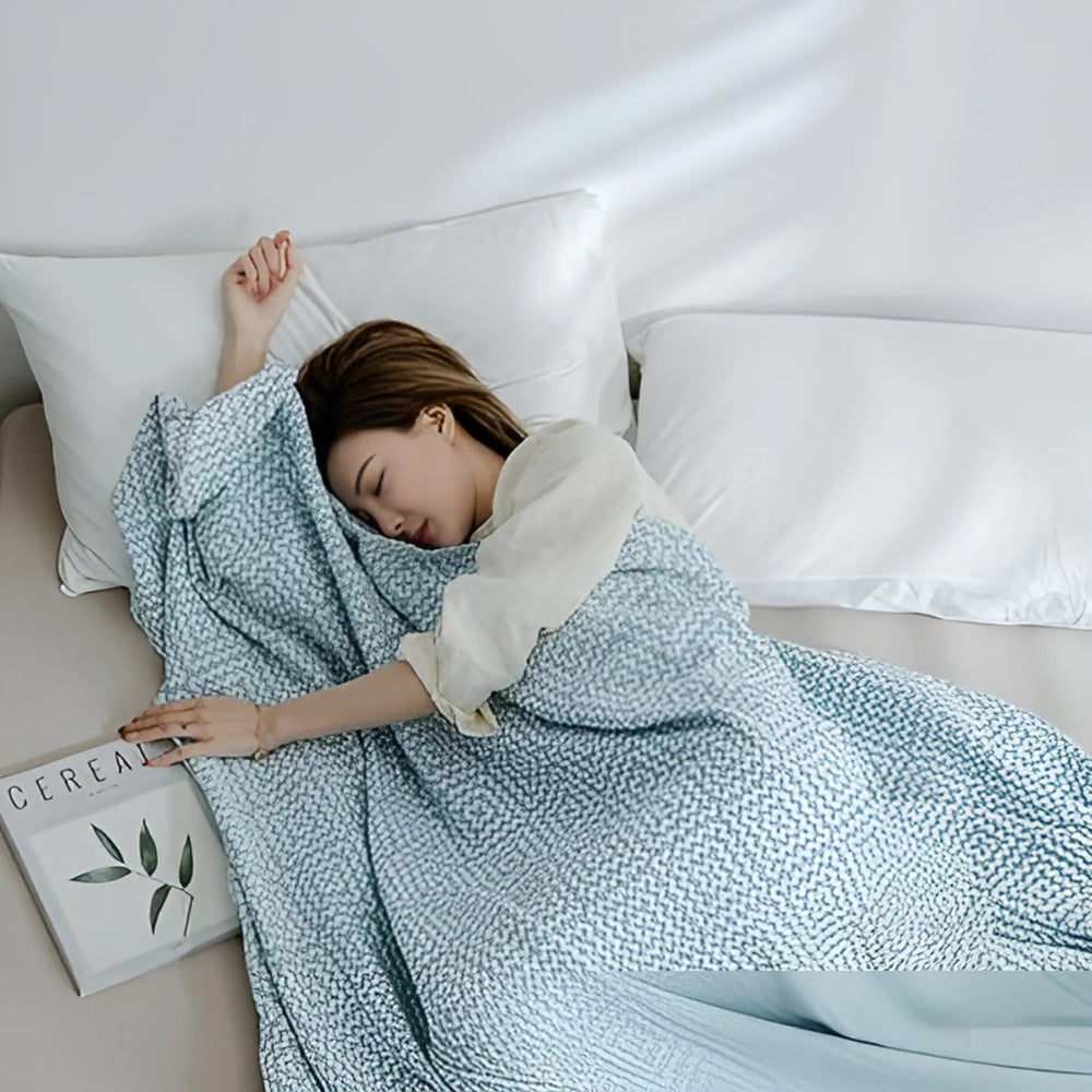 Soft Cotton Throw Blanket for Cozy Home Decor & Warmth