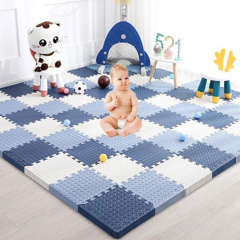 Interlocking EVA Foam Baby Play Mat Tiles, 30 cm