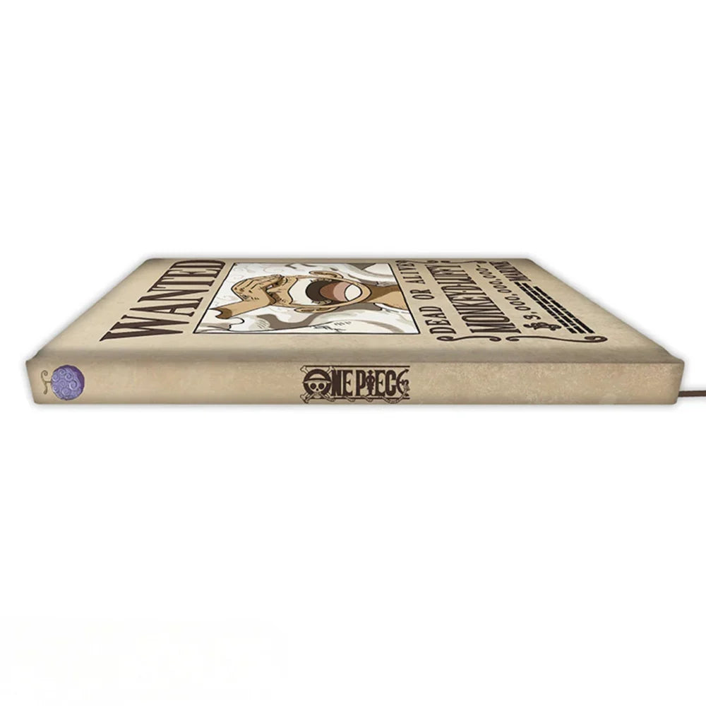 One-Piece-Luffy-Wano-Wanted-A5-Notizbuch - 180 linierte Seiten
