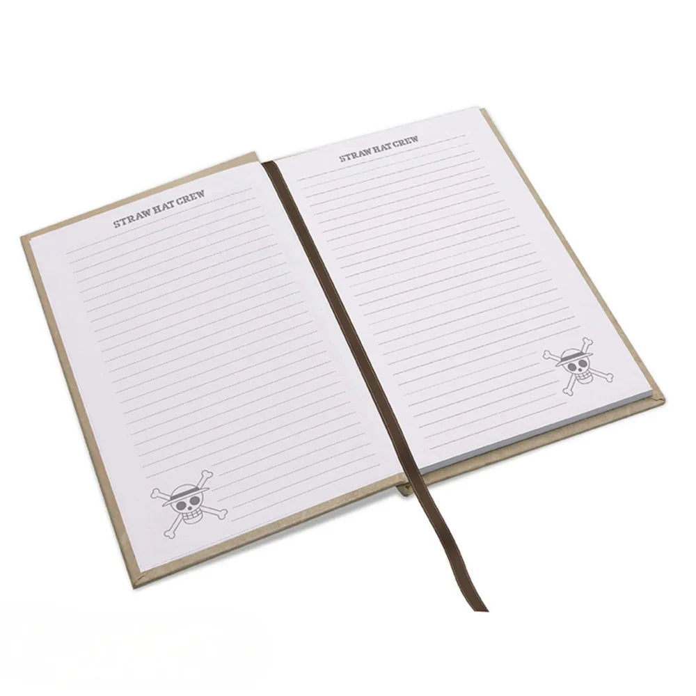 One-Piece-Luffy-Wano-Wanted-A5-Notizbuch - 180 linierte Seiten