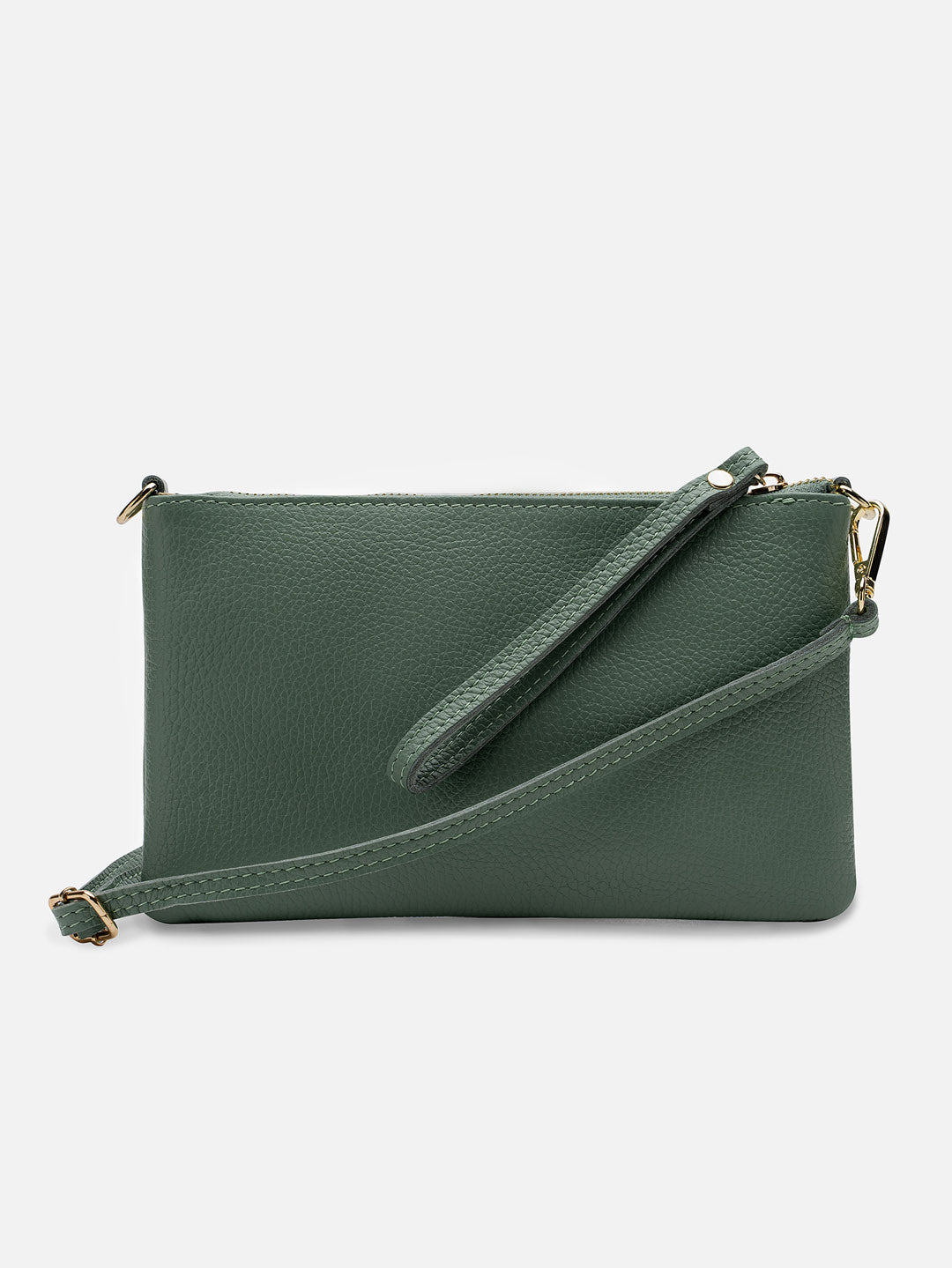 Eleganza Duo-Größe Leder-Clutch