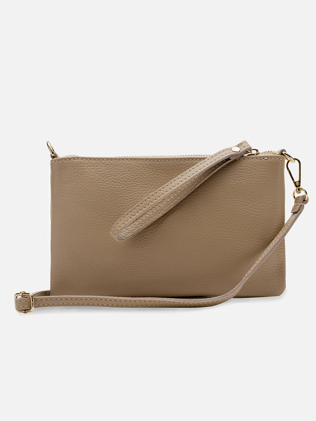 Eleganza Duo-Größe Leder-Clutch
