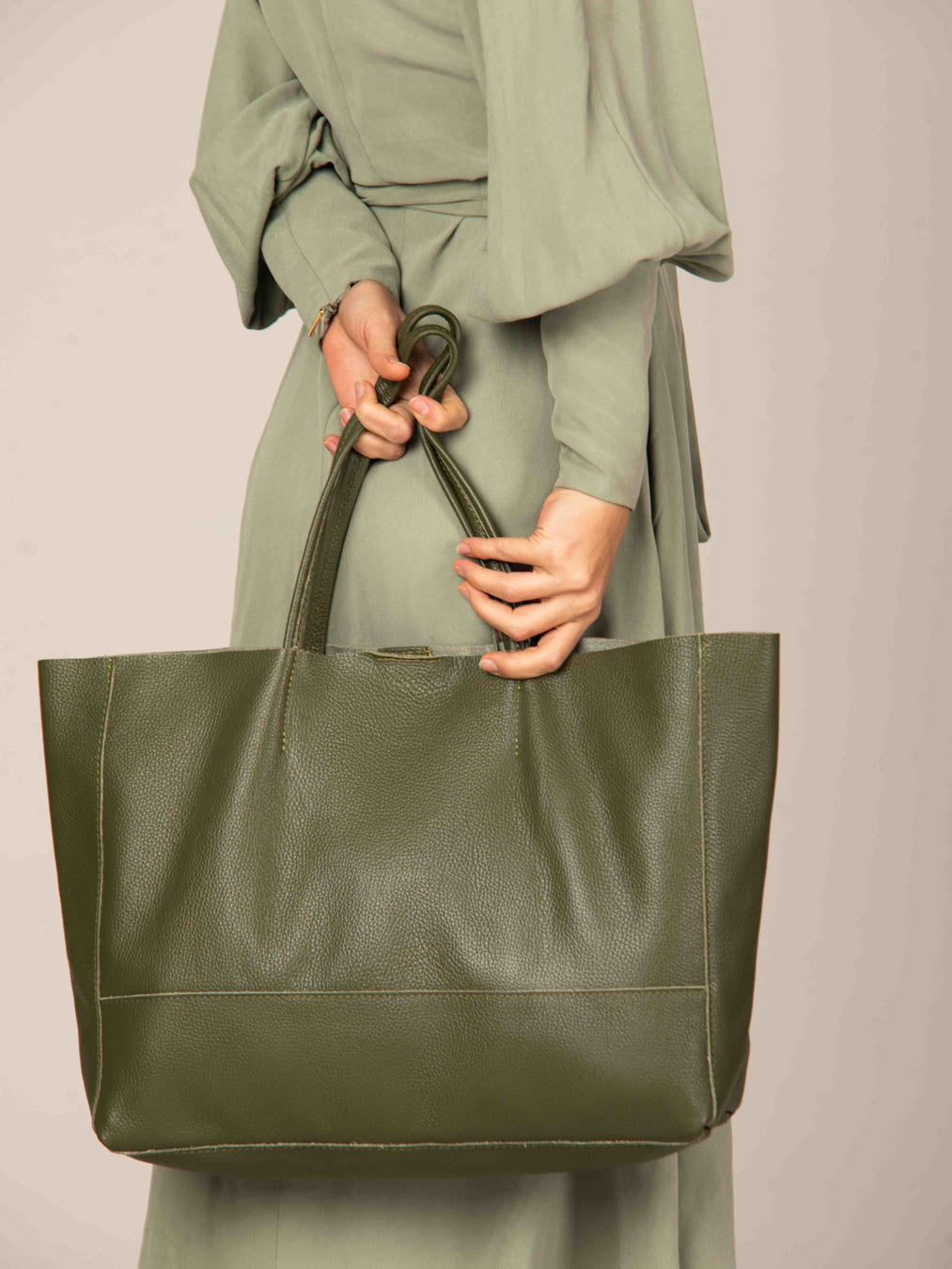 Die Carryall Leder-Tasche