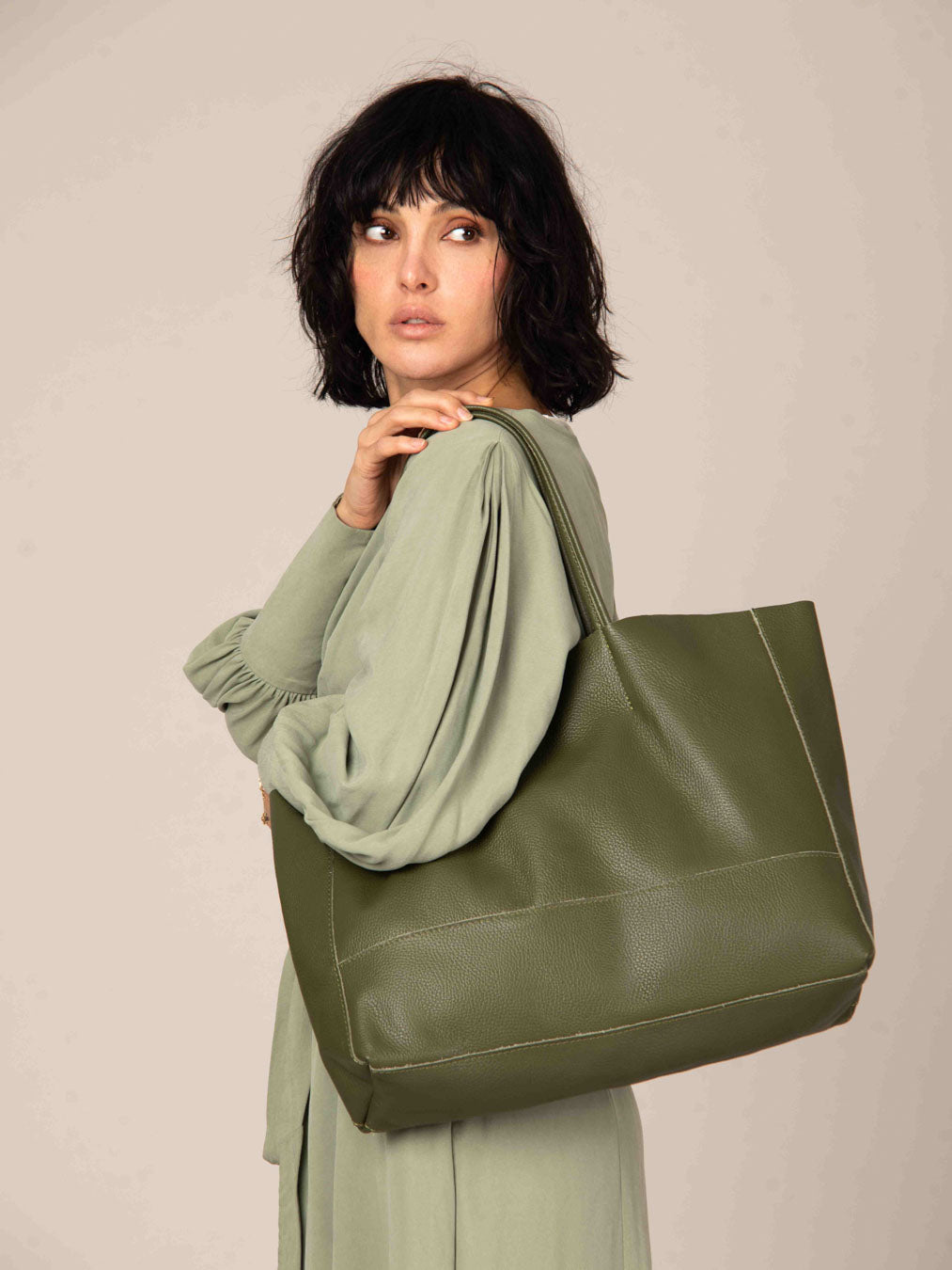 Die Carryall Leder-Tasche