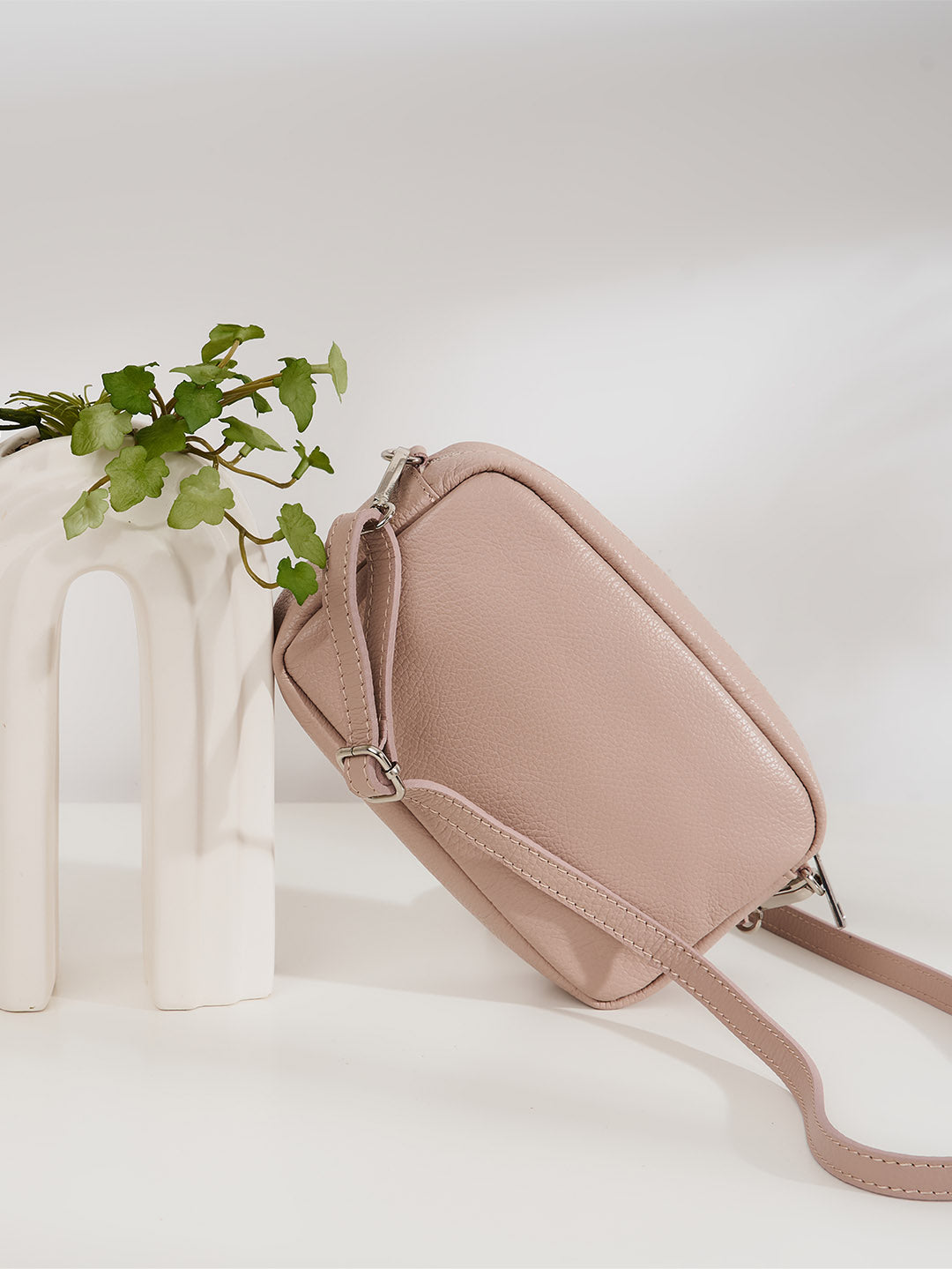 Mini Leder Umhängetasche Clutch