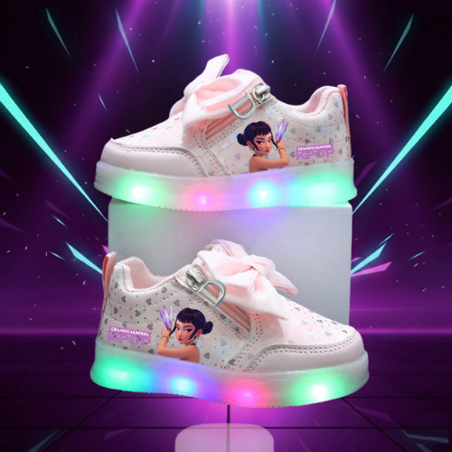 Kids' K-Pop Style LED Light-Up Trainers