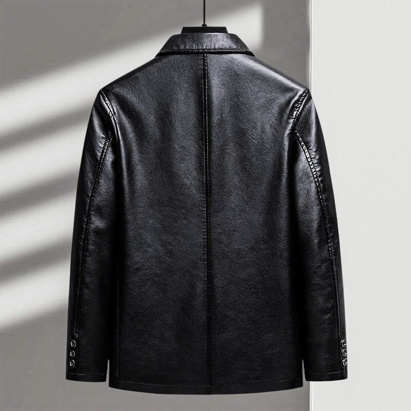 Wilfred | Manteau en cuir écologique italien pour hommes