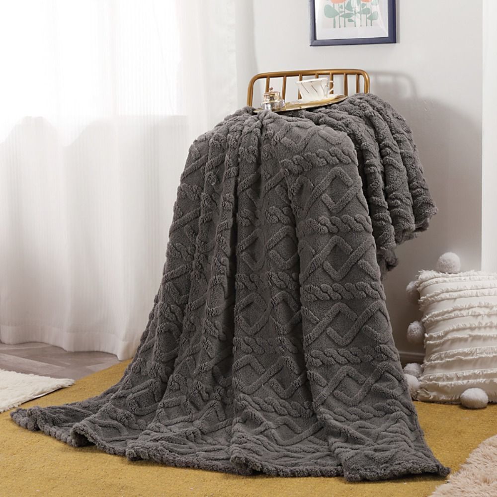 Gemütliche Cloud Haven Fleece-Wurfdecke für Wärme & Komfort