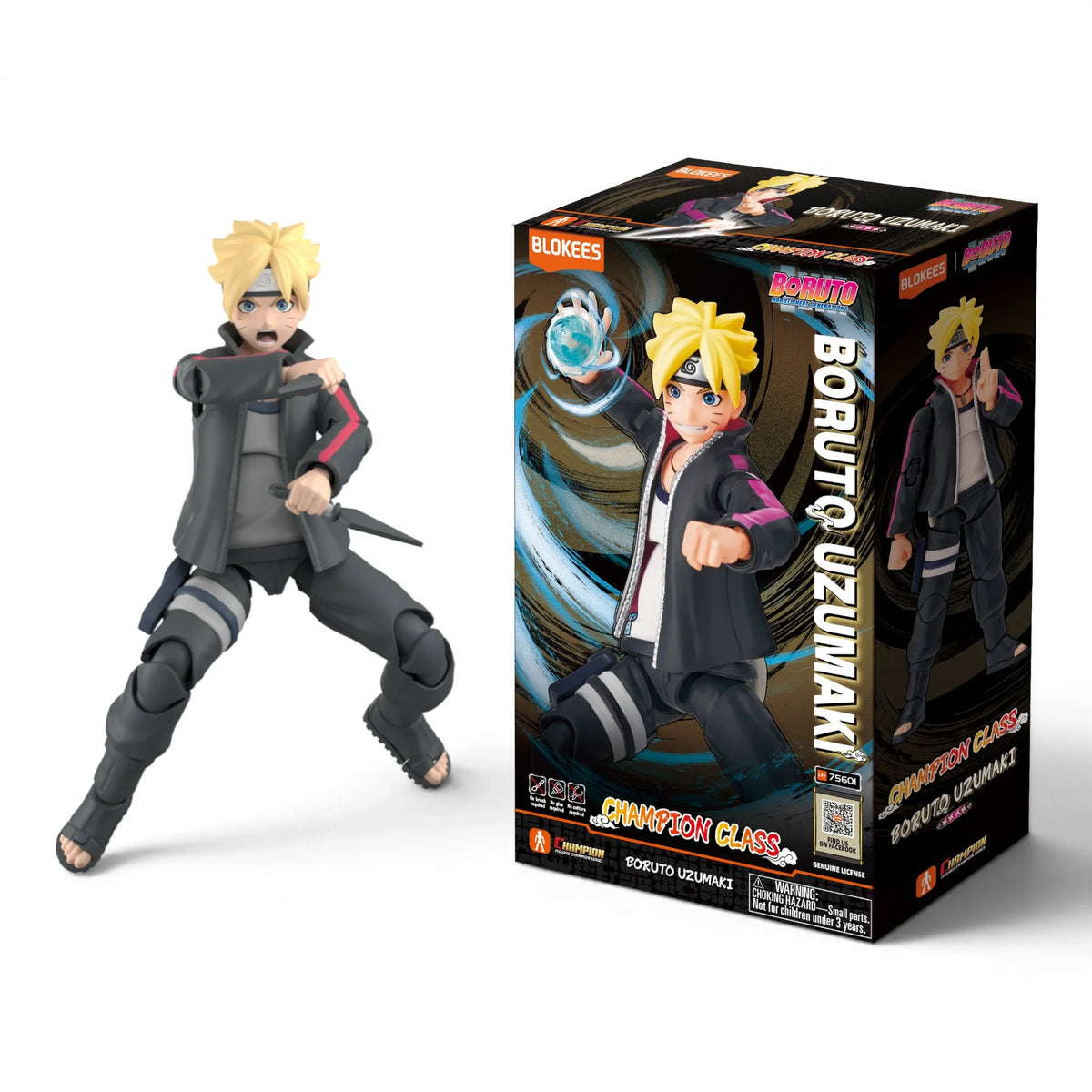 Naruto Boruto Uzumaki Articulated Model Kit - Blokees