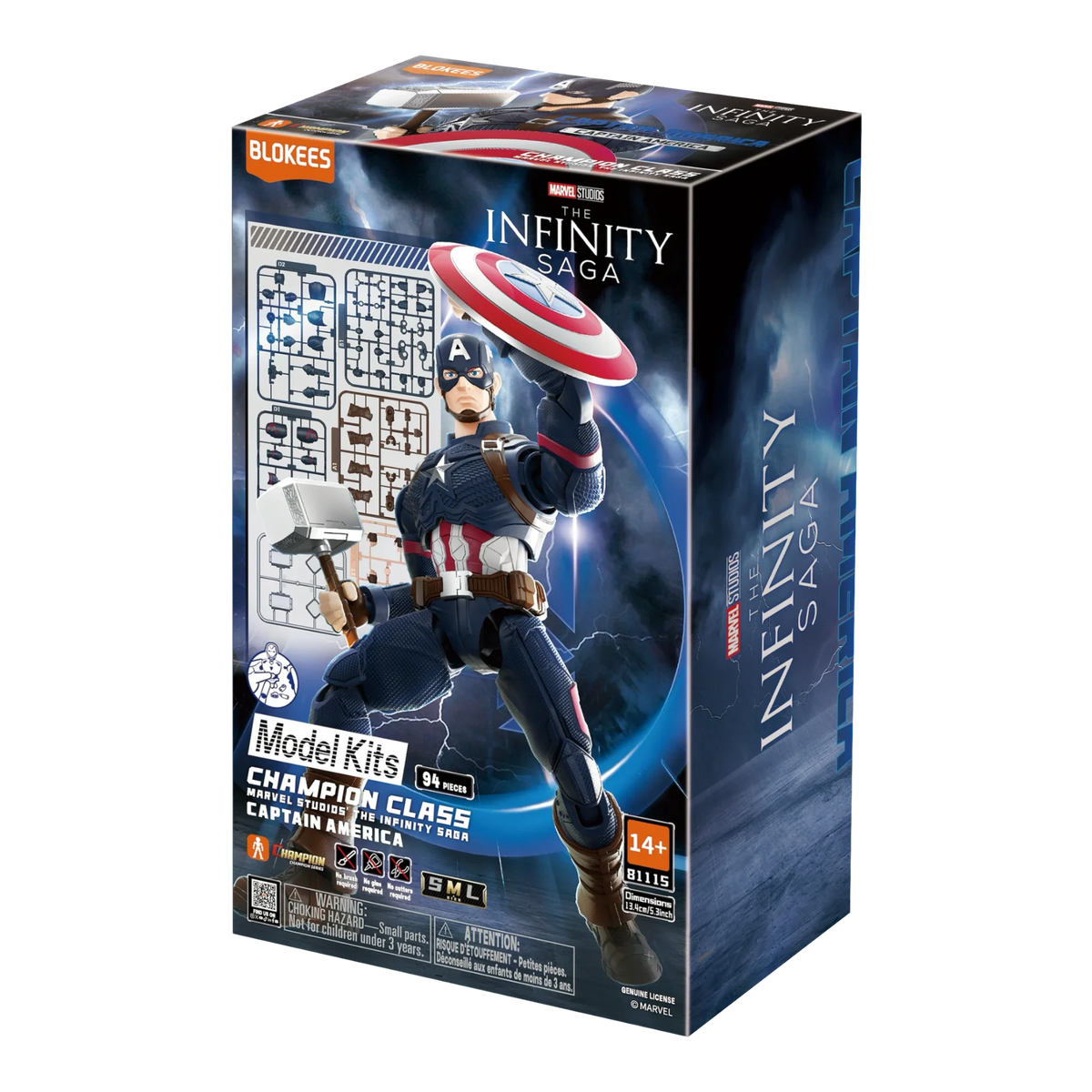 Captain America beweglicher Modellbausatz - Blokees
