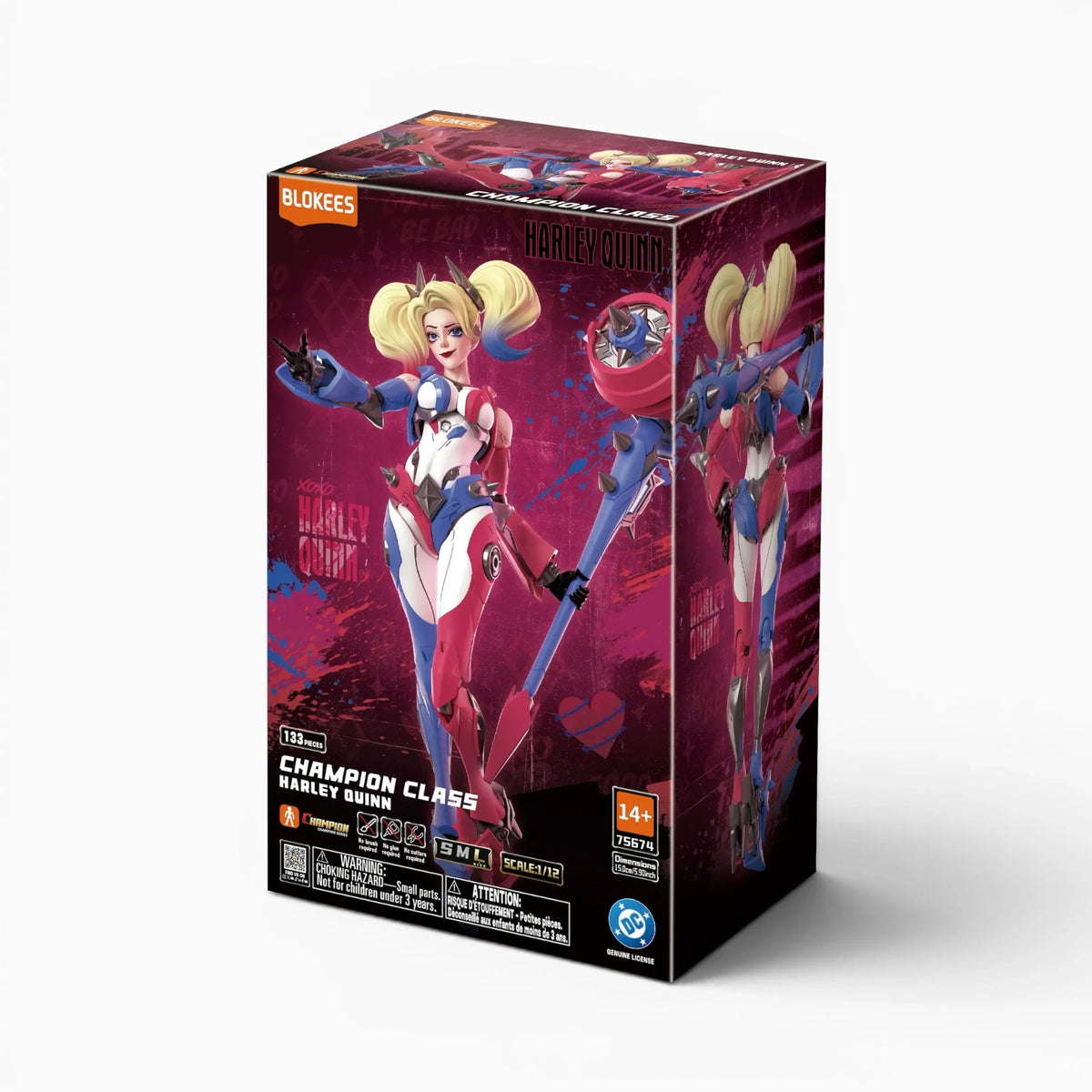 Harley Quinn bewegliches Modellbauset - Blokees