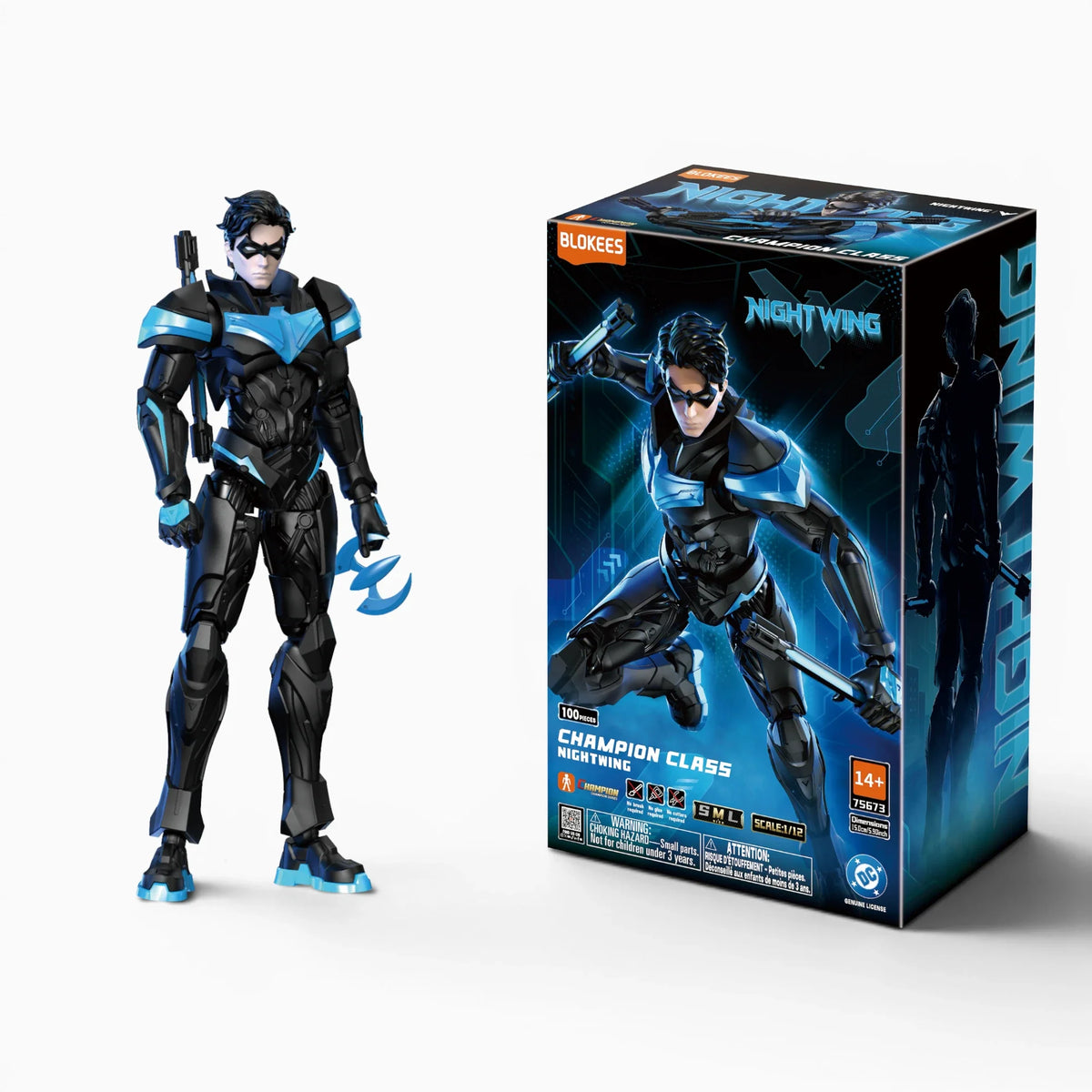 Nightwing Articulated Model Kit - Blokees