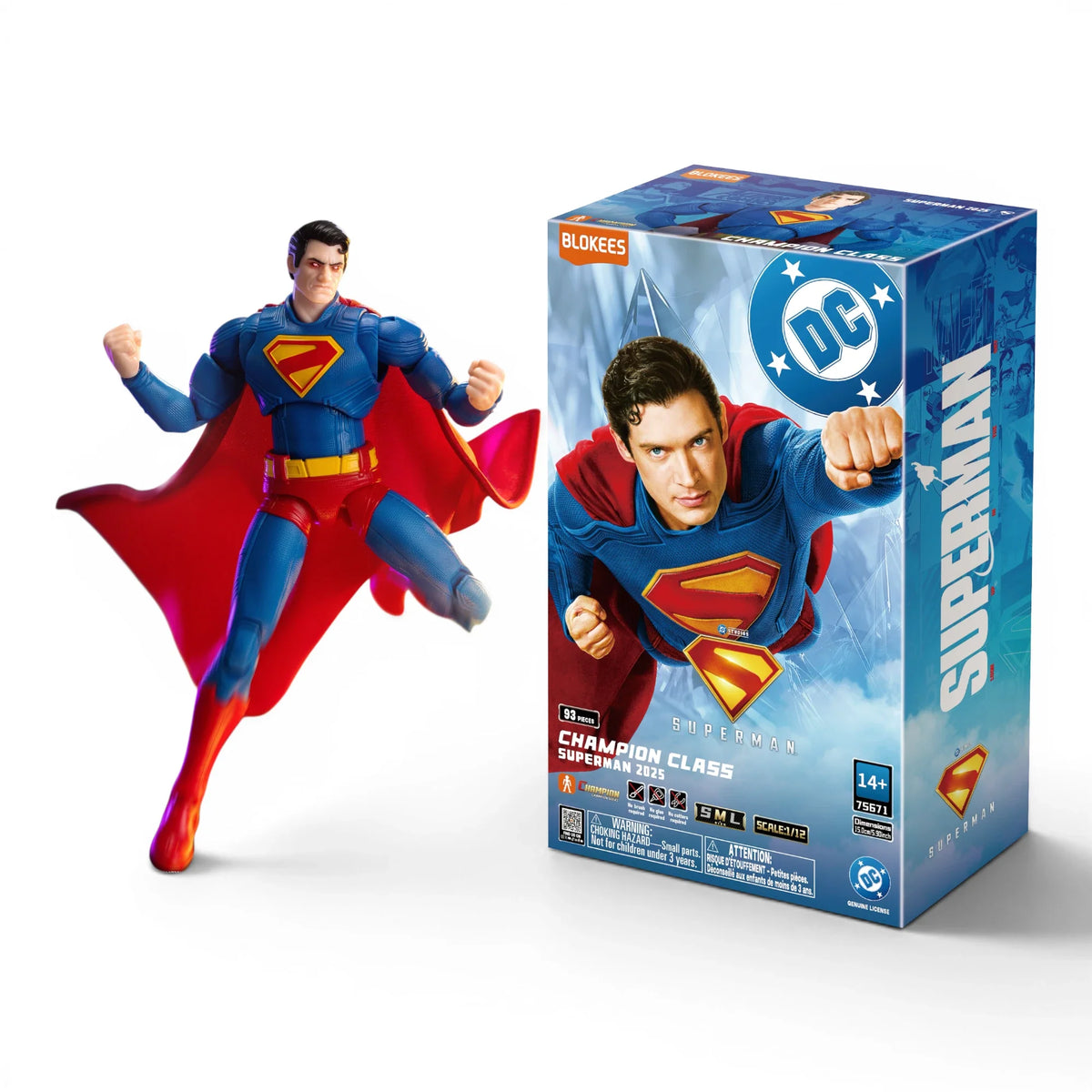 Superman (2025) Articulated Model Kit - Blokees