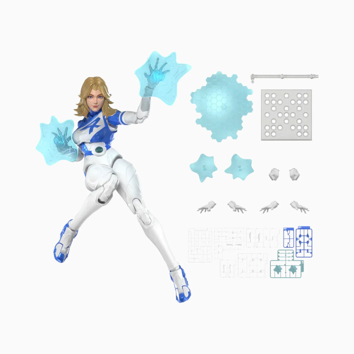 Marvel Rivals Invisible Woman Articulated Model Kit - Blokees