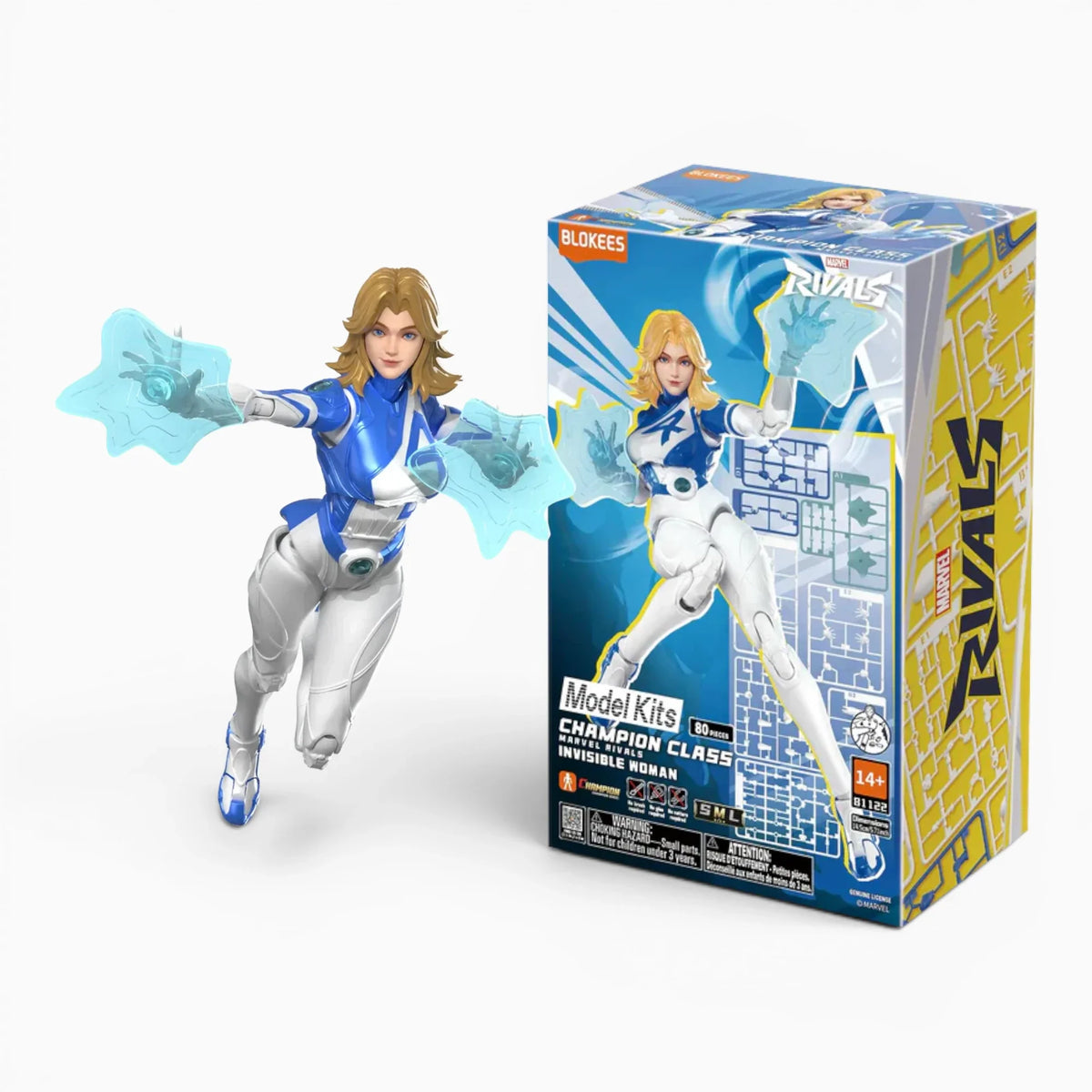 Marvel Rivals Invisible Woman Articulated Model Kit - Blokees