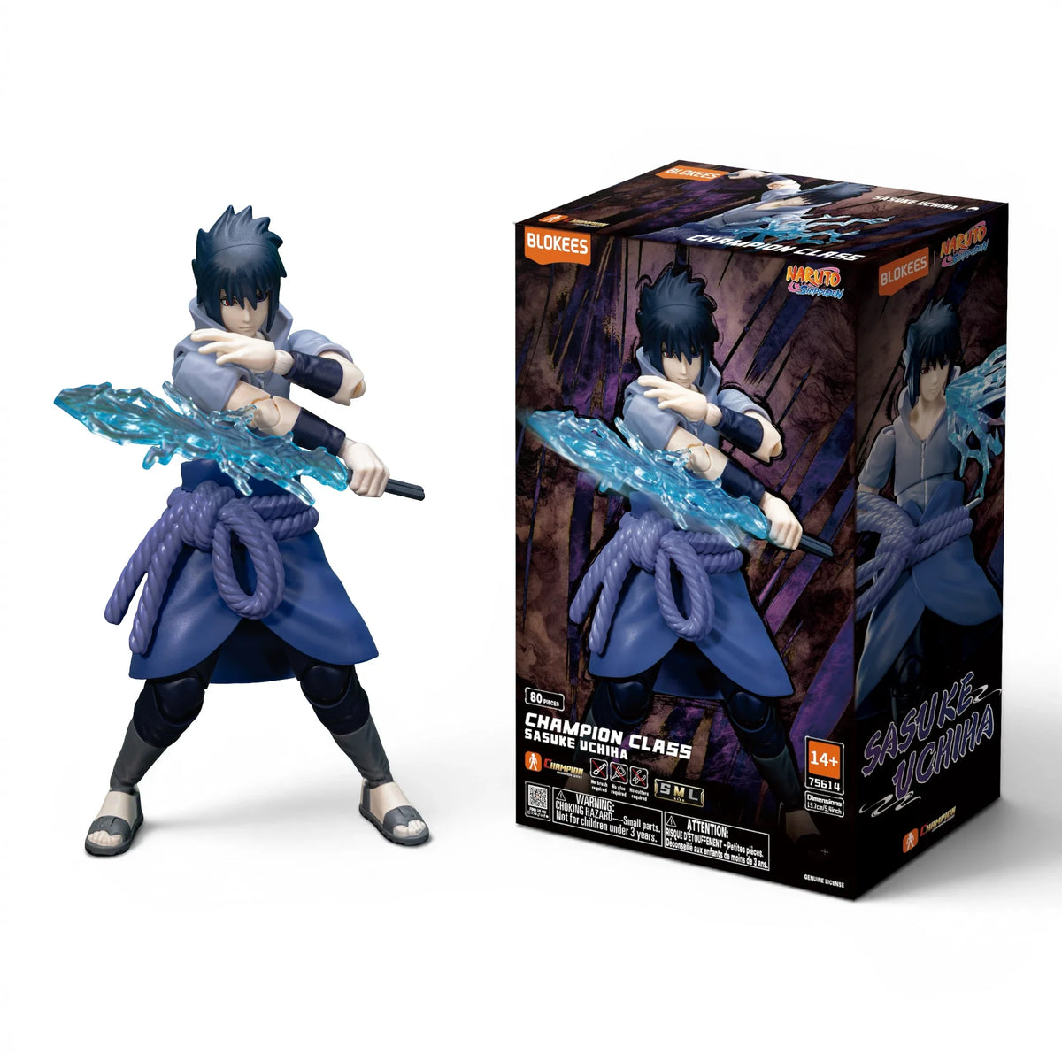 Naruto Sasuke Uchiha bewegliches Modellbauset - Blokees
