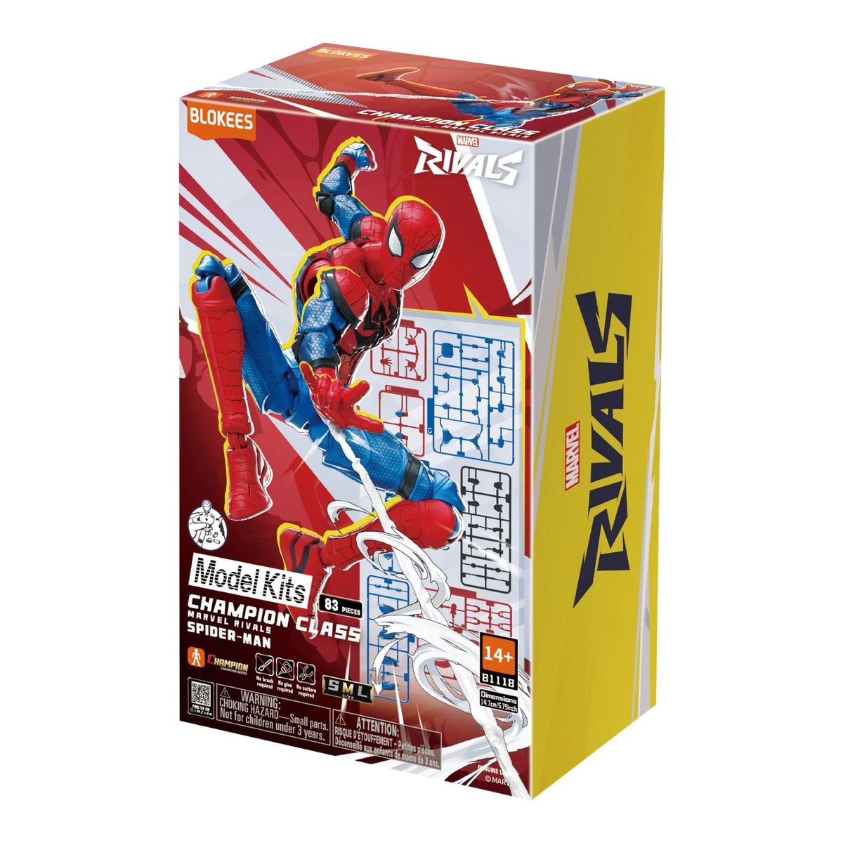 Maquette articulée de Spider-Man de Marvel Rivals - Blokees