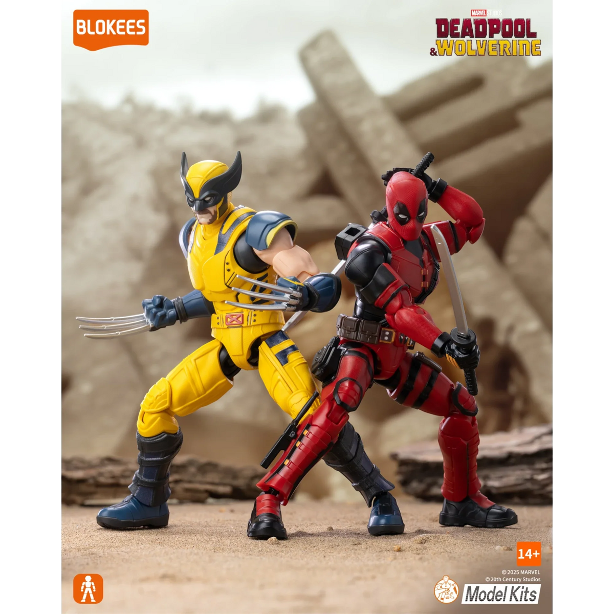 Wolverine Articulated Model Kit - Blokees