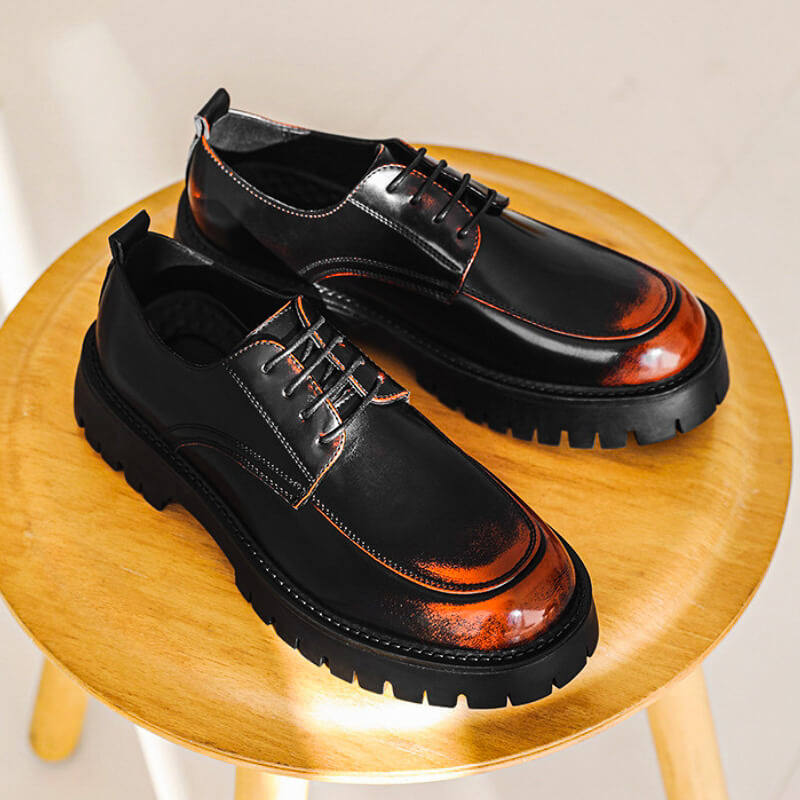 Renante | Chaussures habillées en cuir peintes à la main pour hommes