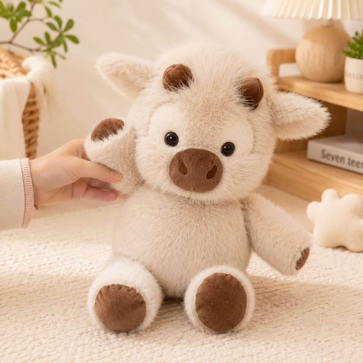 Running Cow Plush Toy