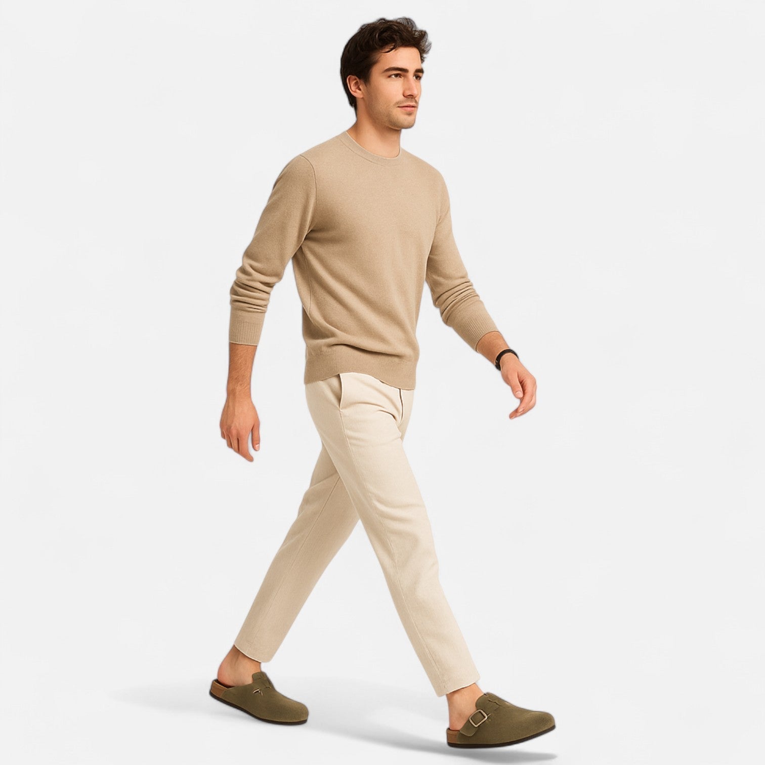 Home Herren Alltag Suede Mules Skulptierte Clogs