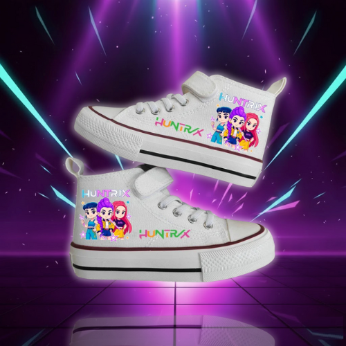 Kids' K-Pop Style High-Top Trainers