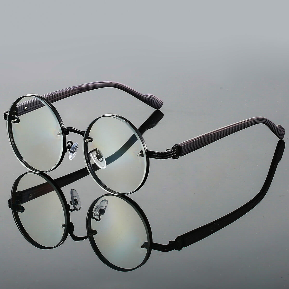 Torvane Herren Runde Metall Sonnenbrille