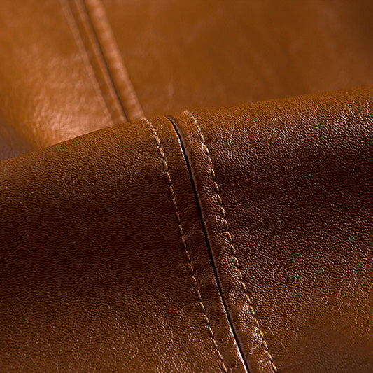 Luceno | Manteau en cuir italien pour hommes