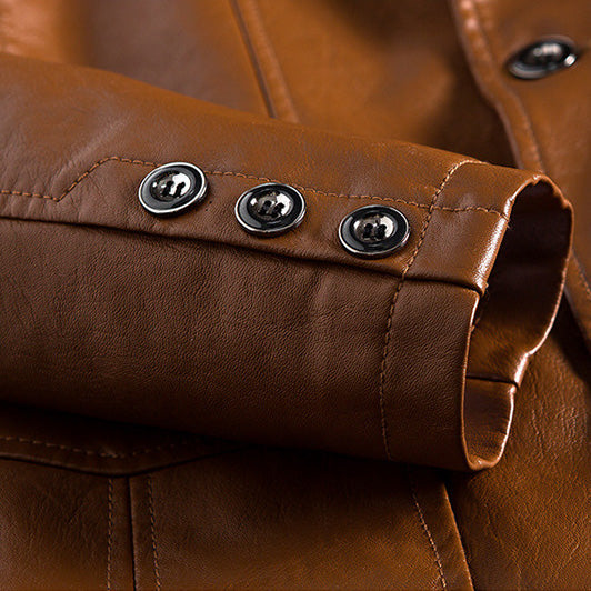 Luceno | Manteau en cuir italien pour hommes