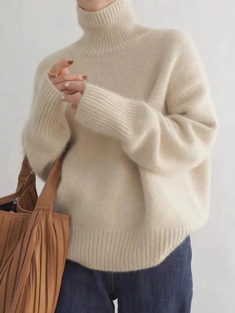 Luna - Wollrollkragenpullover