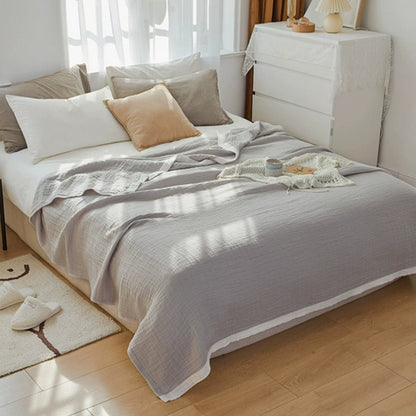 Soft Multi-Layer Muslin Cotton Baby Blanket for Nursery & Strollers