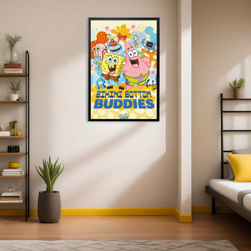 Bob l'éponge Expressions - Affiche murale maxi - 61 x 91.5 cm