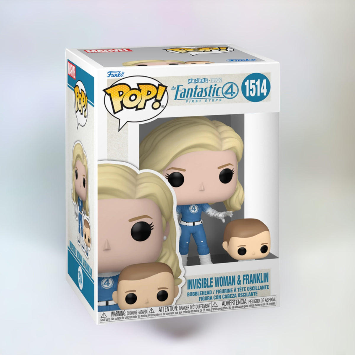 Invisible Woman & Franklin Vinyl-Wackelkopf - Funko Pop!