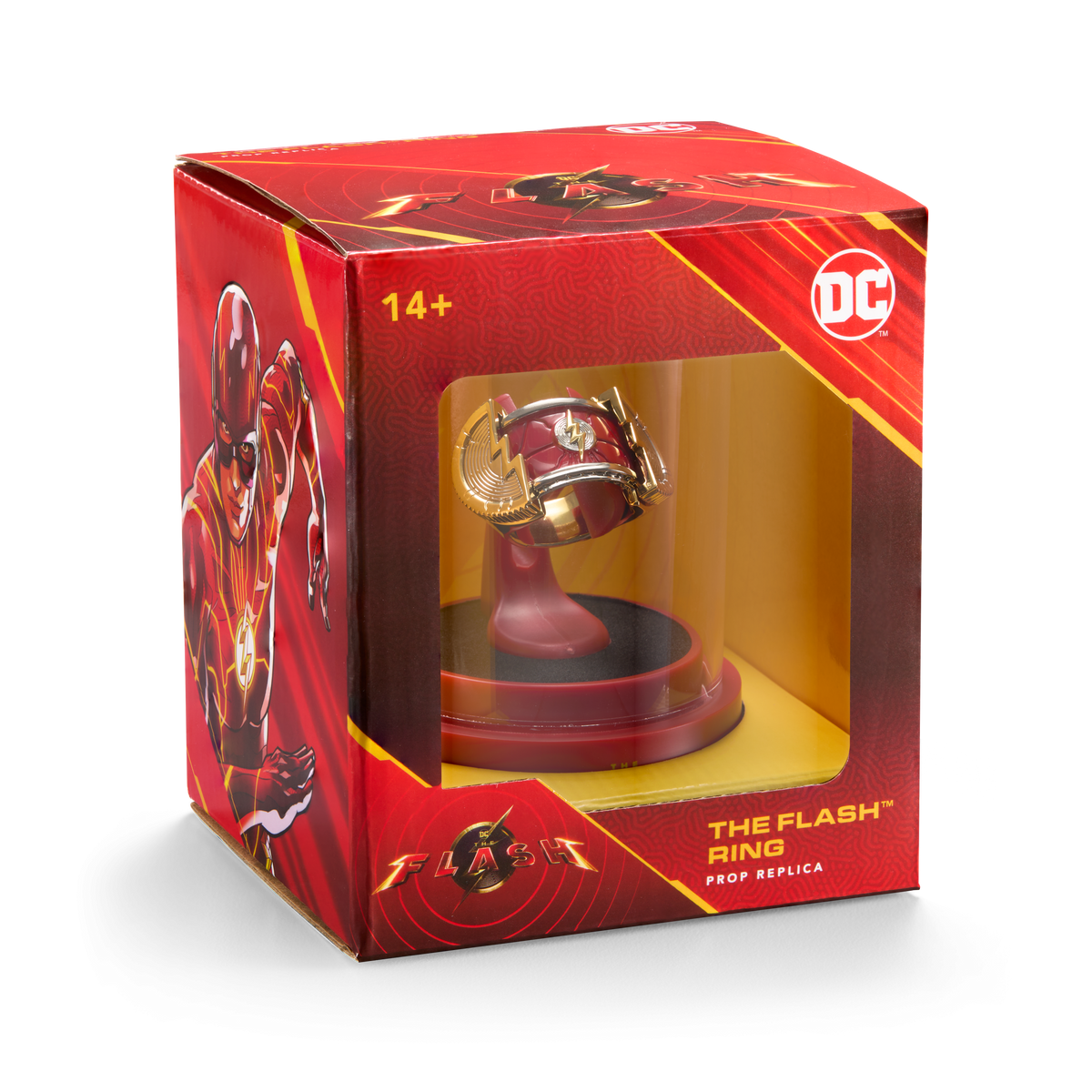 The Flash Prop Ring with Display Case - Fixed Open, US Size 10