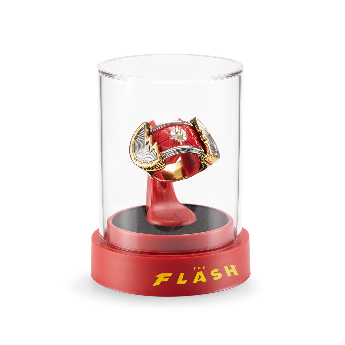 The Flash Prop Ring with Display Case - Fixed Open, US Size 10