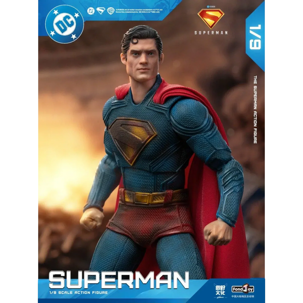 Superman Actionfigur - Battle-Damage-Edition - FondJoy