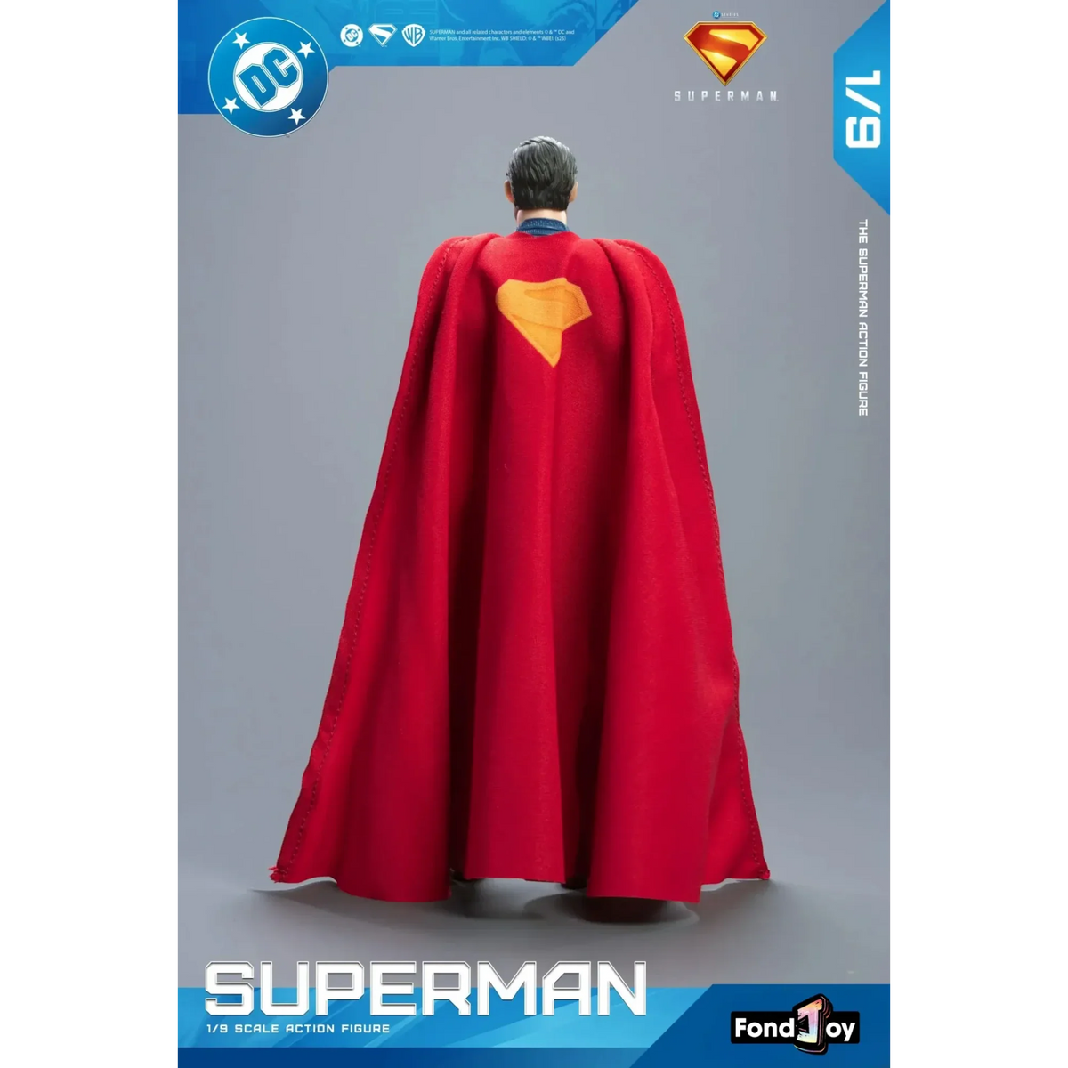 Superman 2025 Deluxe Action Figure 1/9 with Krypto - FondJoy