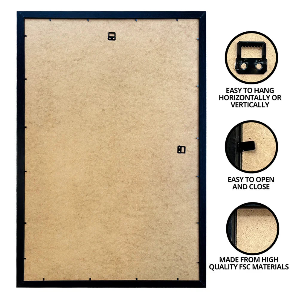 Cadre en bois pour affiche maxi 61 x 91.5 cm - Blanc