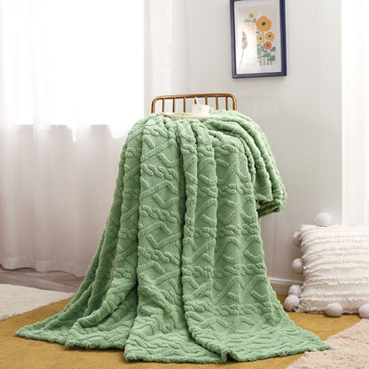 Cozy Cloud Haven Fleece Throw Blanket for Warmth & Comfort