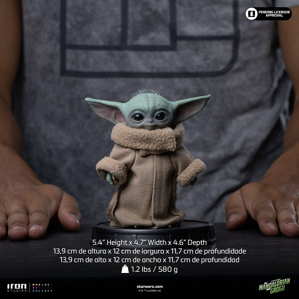 Grogu Always Curious Display Statue - Iron Studios Mandalorian and Grogu Collection
