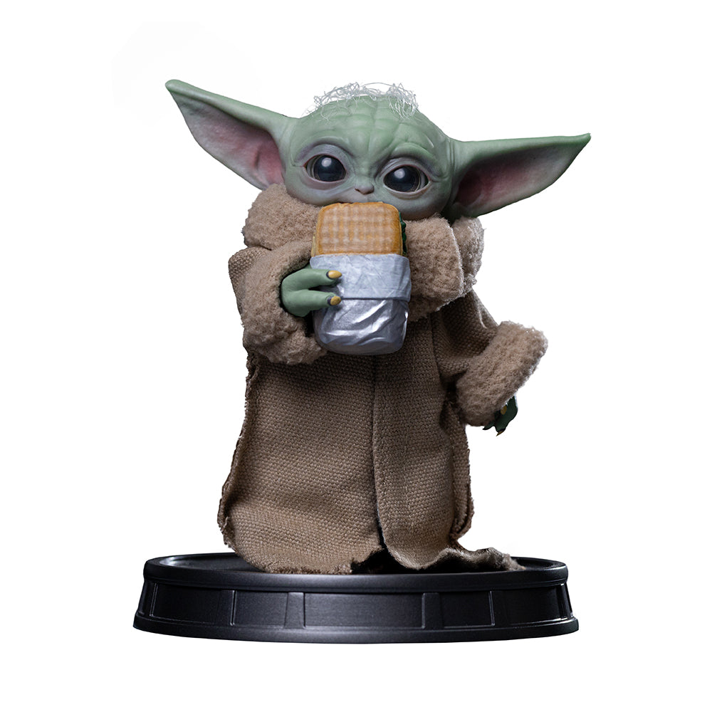 Grogu Snackwagen-Ausstellungsstatue - Iron Studios Mandalorian und Grogu-Kollektion