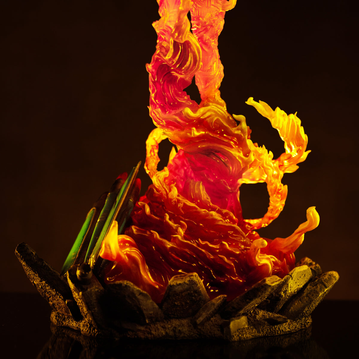 Torche humaine - Les Quatre Fantastiques : Premiers pas - Statue de présentation Art Scale 1/10