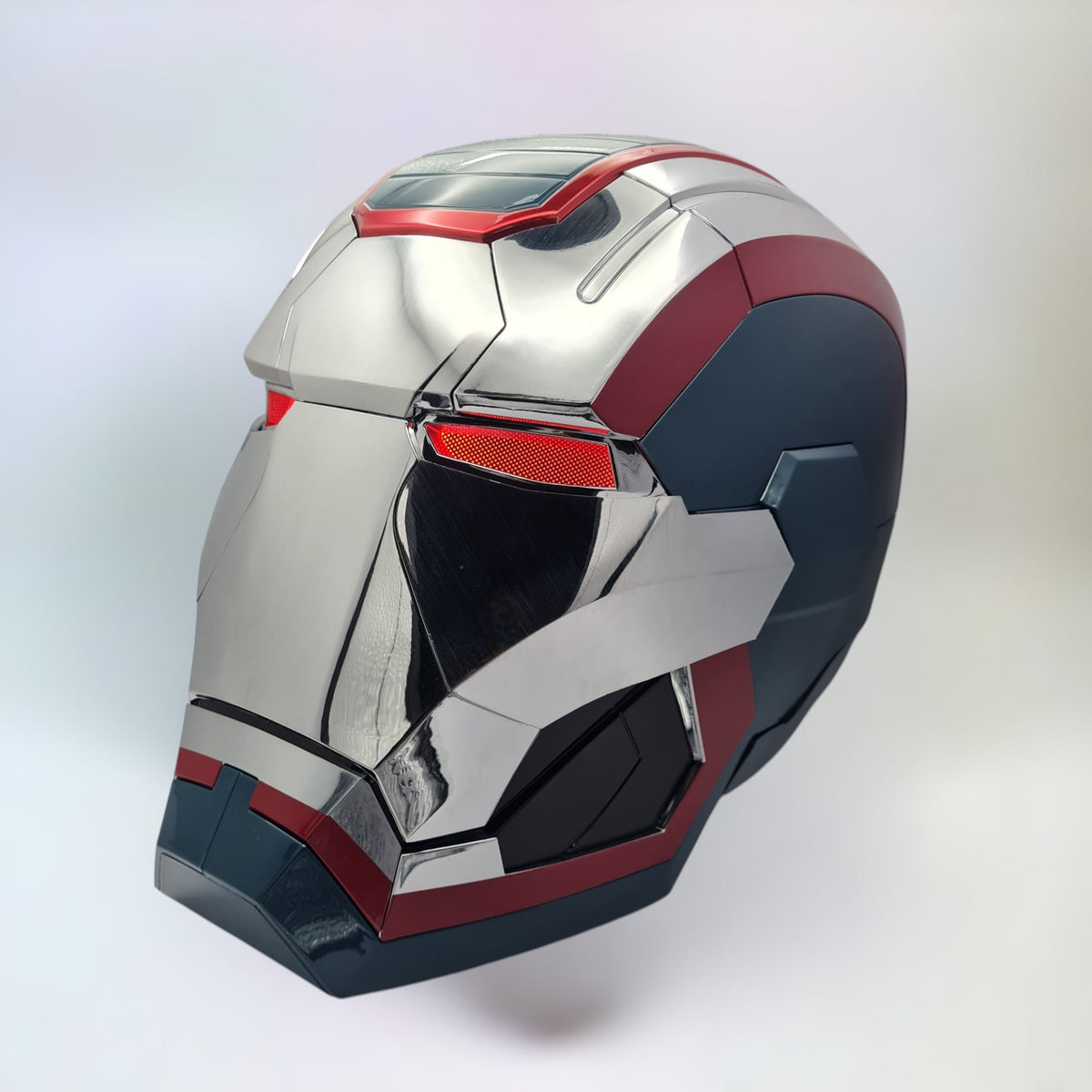 Iron Patriot Helmet - Voice Control and LED Eyes