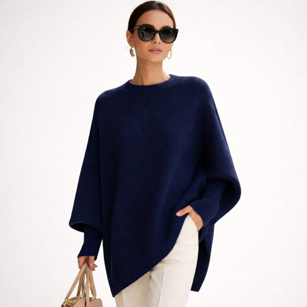 Johanna | Damen Übergroßer Strickpullover | Weich auf der Haut & warmen Komfort | Lässiger Schnitt für Lagenlook | Zeitlos elegant für jeden Tag