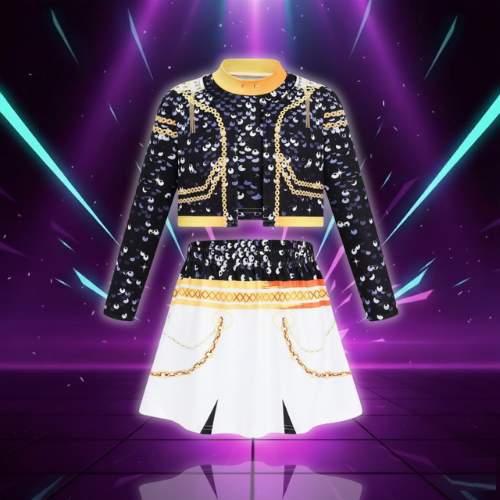 Girls' K-Pop Style Cosplay Costume