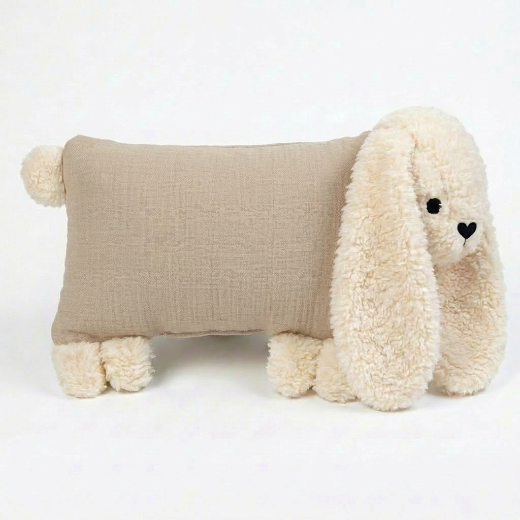 Personalised Rabbit Soft Toy with Organic Cotton and Merino Wool